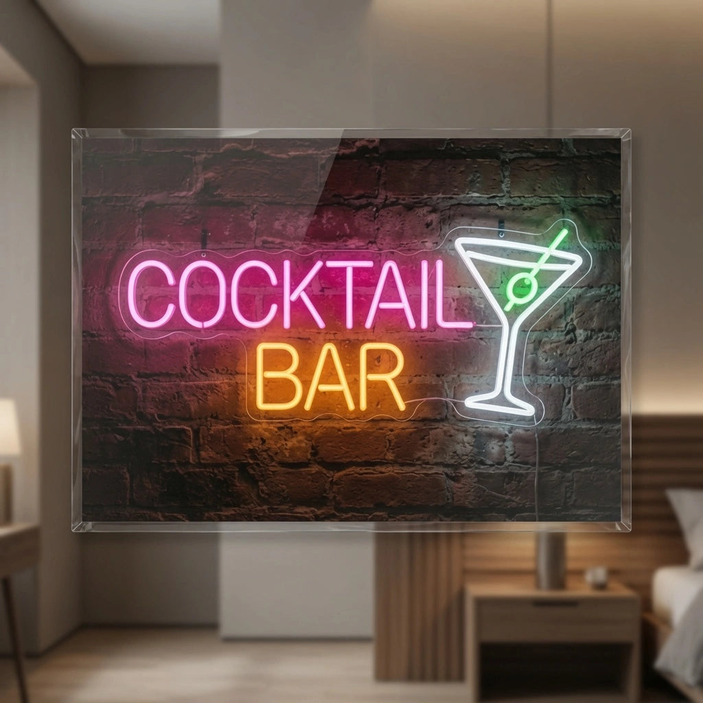 Cocktail Bar LED Neon Sign Wall Neon Sign - 01 Original Product Image
