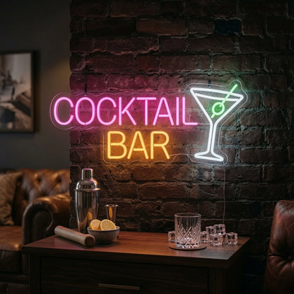 Cocktail Bar LED Neon Sign Wall Neon Sign - 02 High-Converting Product Image