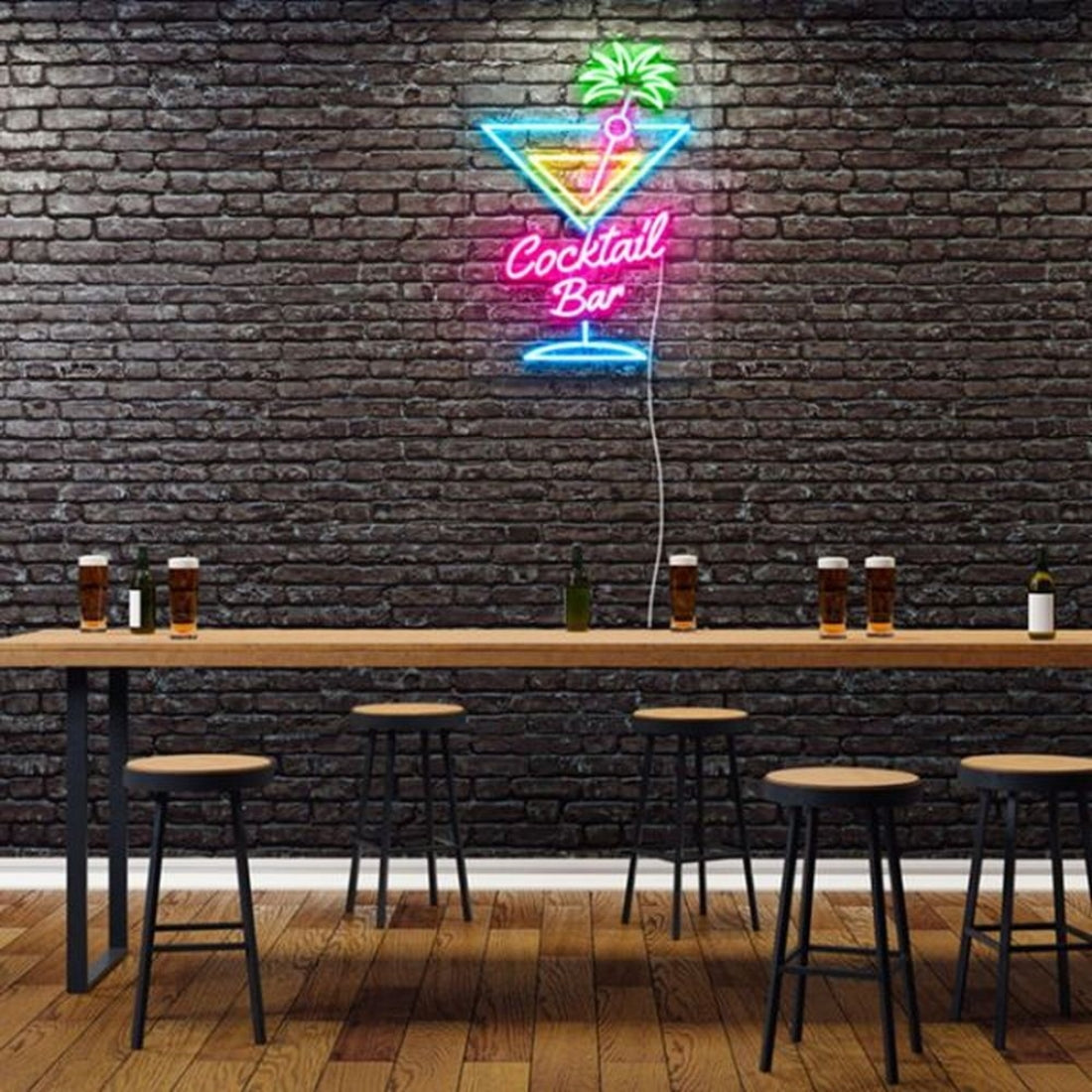 Cocktail Bar Led Sign Business Neon Sign For Room