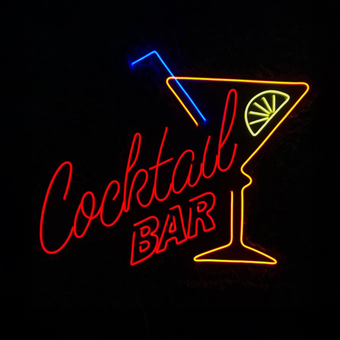 Cocktail Bar Led Sign Wall Decor