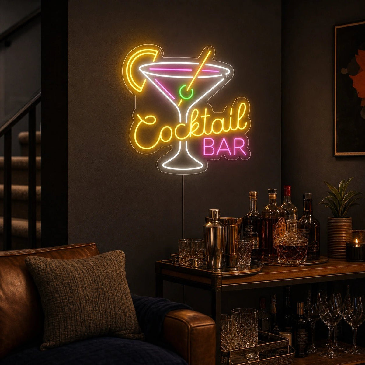 Cocktail Bar Martini LED Neon Sign - Shineneon