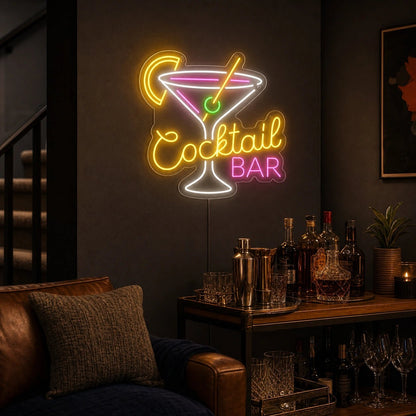 Cocktail Bar Martini LED Neon Sign - Shineneon