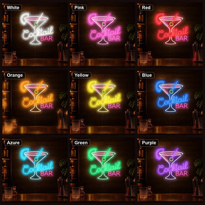 Cocktail Bar Martini LED Neon Sign - Shineneon