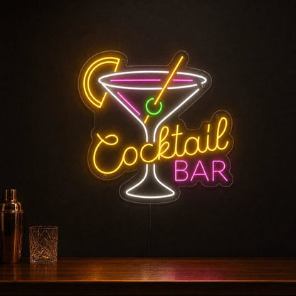 Cocktail Bar Martini LED Neon Sign - Shineneon