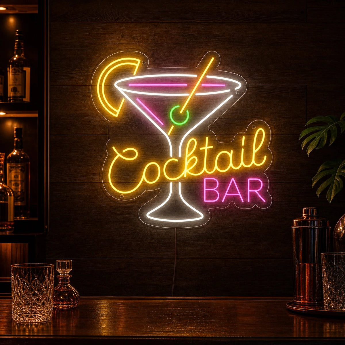 Cocktail Bar Martini LED Neon Sign - Shineneon