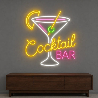 Cocktail Bar Martini LED Neon Sign Garage Neon Sign - Shineneon