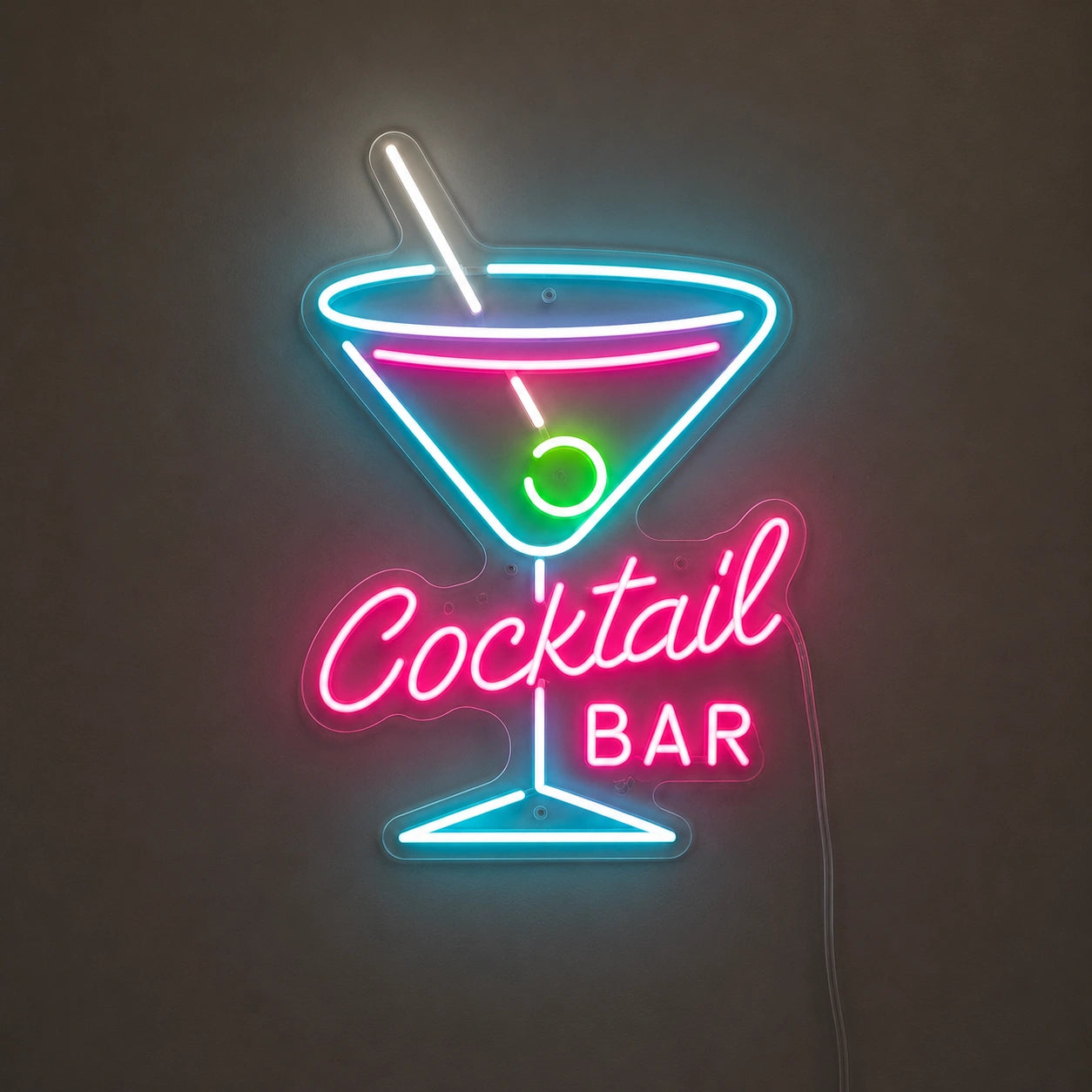 Cocktail Bar Martini Neon Sign LED Neon Sign main product image