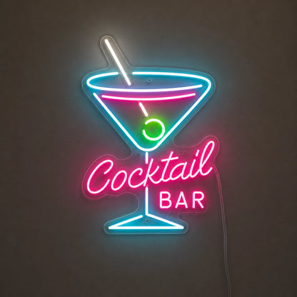 Cocktail Bar Martini Neon Sign LED Neon Sign main product image