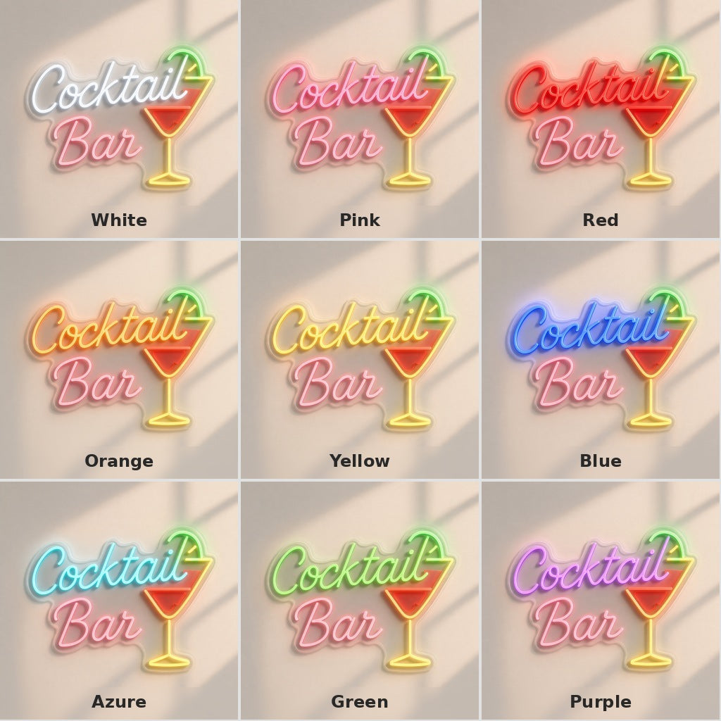 Cocktail Bar LED Neon Sign