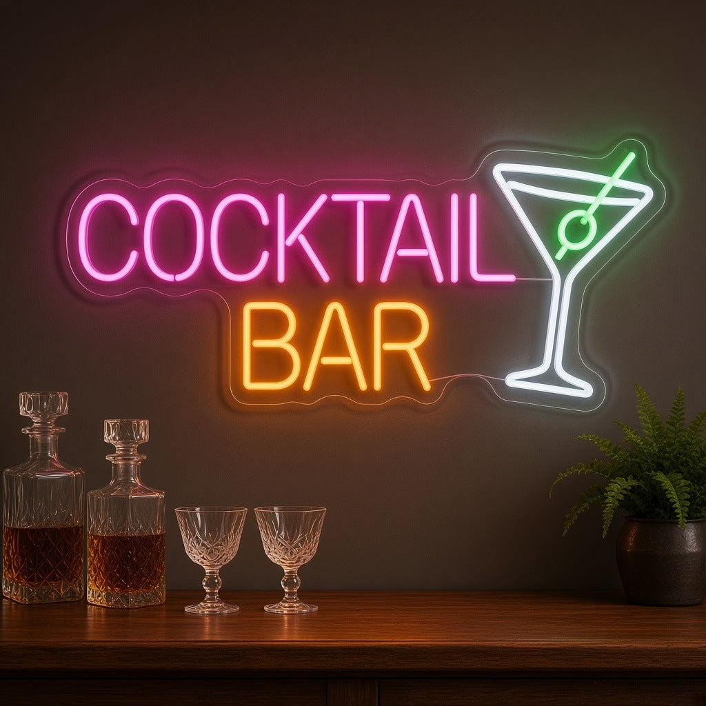 Cocktail Bar LED Neon Sign