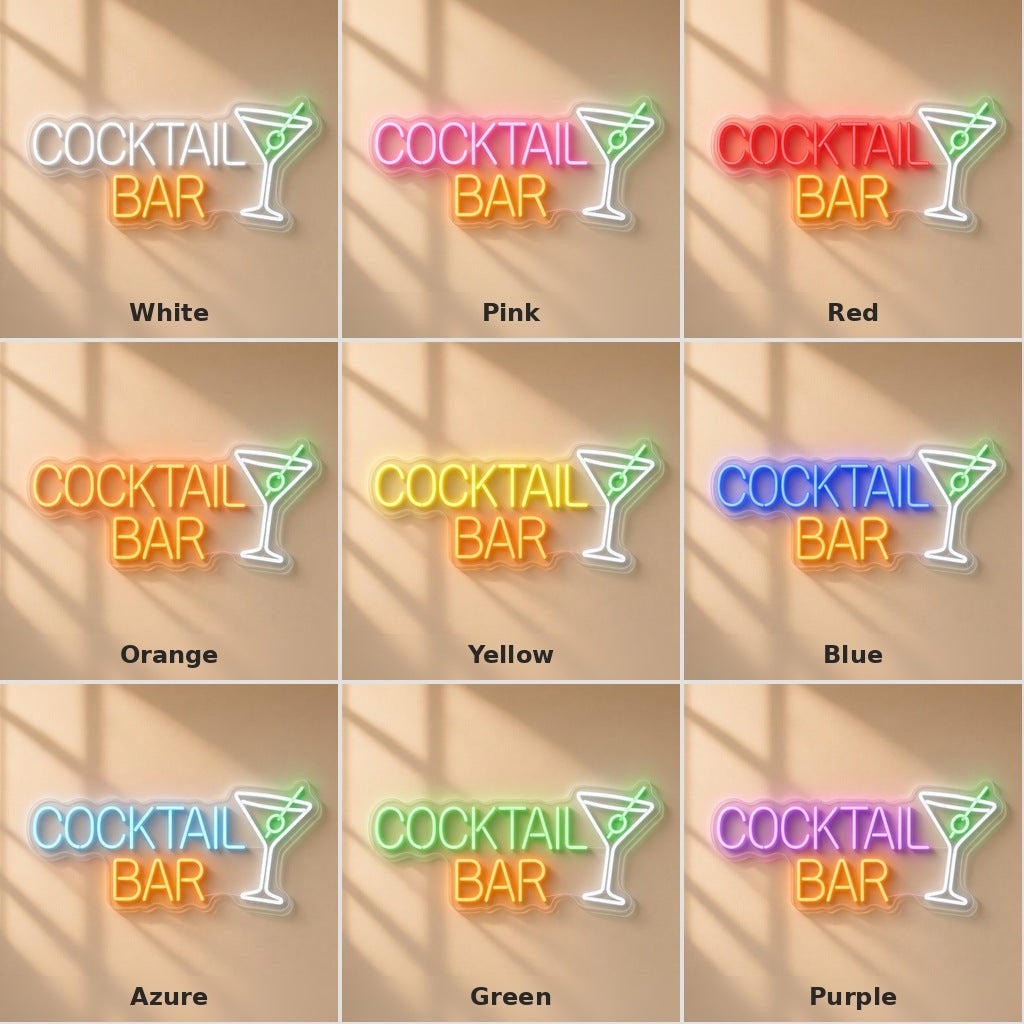 Cocktail Bar LED Neon Sign