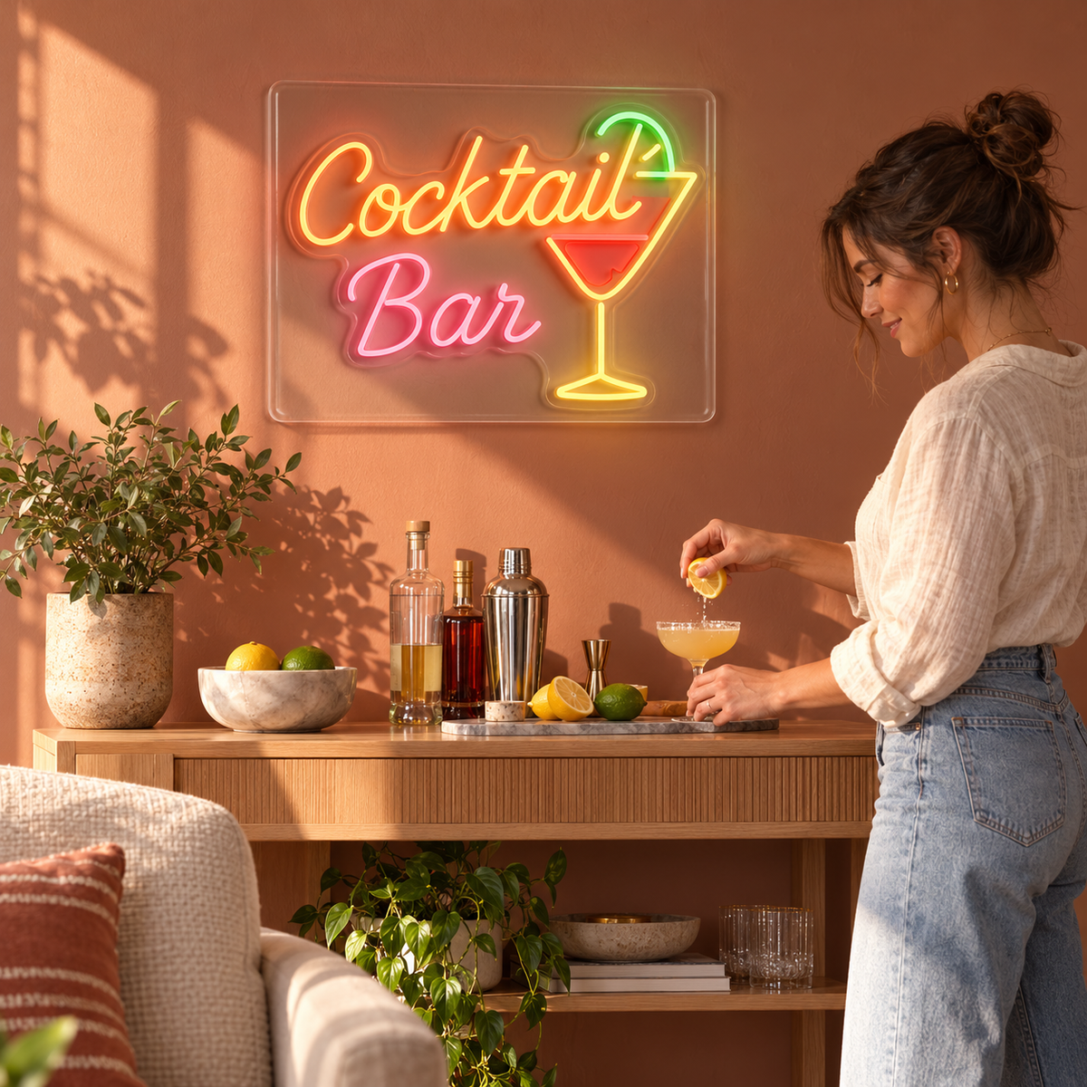 Cocktail Bar LED Neon Sign