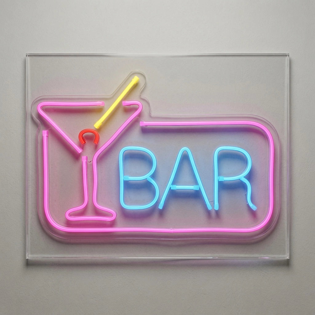 Cocktail Bar Shop Wall Art LED Neon Sign - 01 Original Product Image