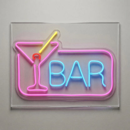 Cocktail Bar Shop Wall Art LED Neon Sign - 01 Original Product Image