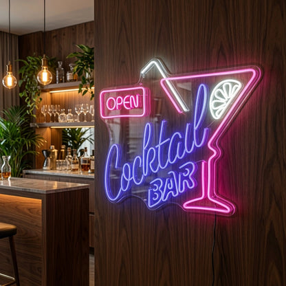 Cocktail Bar Shop Wall Decor LED Neon Sign - 02 High-Converting Product Image