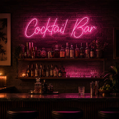 Cocktail Bar Wall LED Neon Sign - 02 High-Converting Product Image