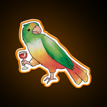 Cocktail Bird Cocktail Bar Decor Led Neon Sign Rgb Color - LED neon sign view 6