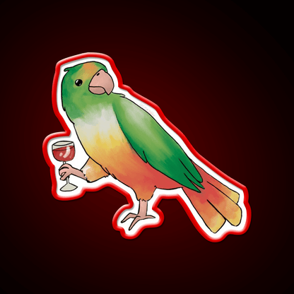 Cocktail Bird Cocktail Bar Decor Led Neon Sign Rgb Color - Shineneon