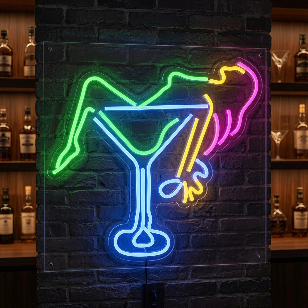 Cocktail Business LED Neon Sign - 03 Real Lifestyle Scene