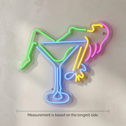 Cocktail Business LED Neon Sign - 04 Size Image