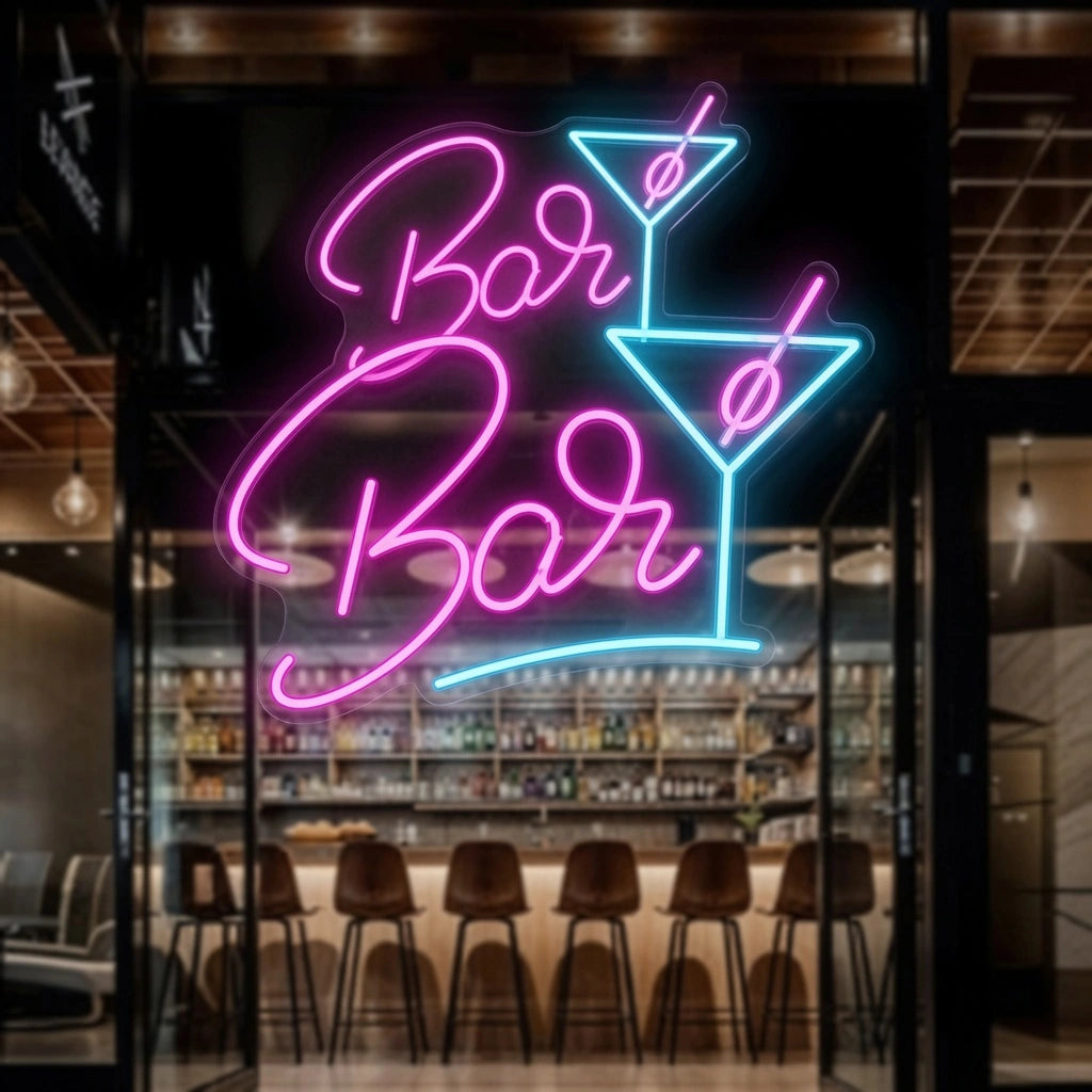 Cocktail Business LED Neon Sign Wall Decor - 02 High-Converting Product Image
