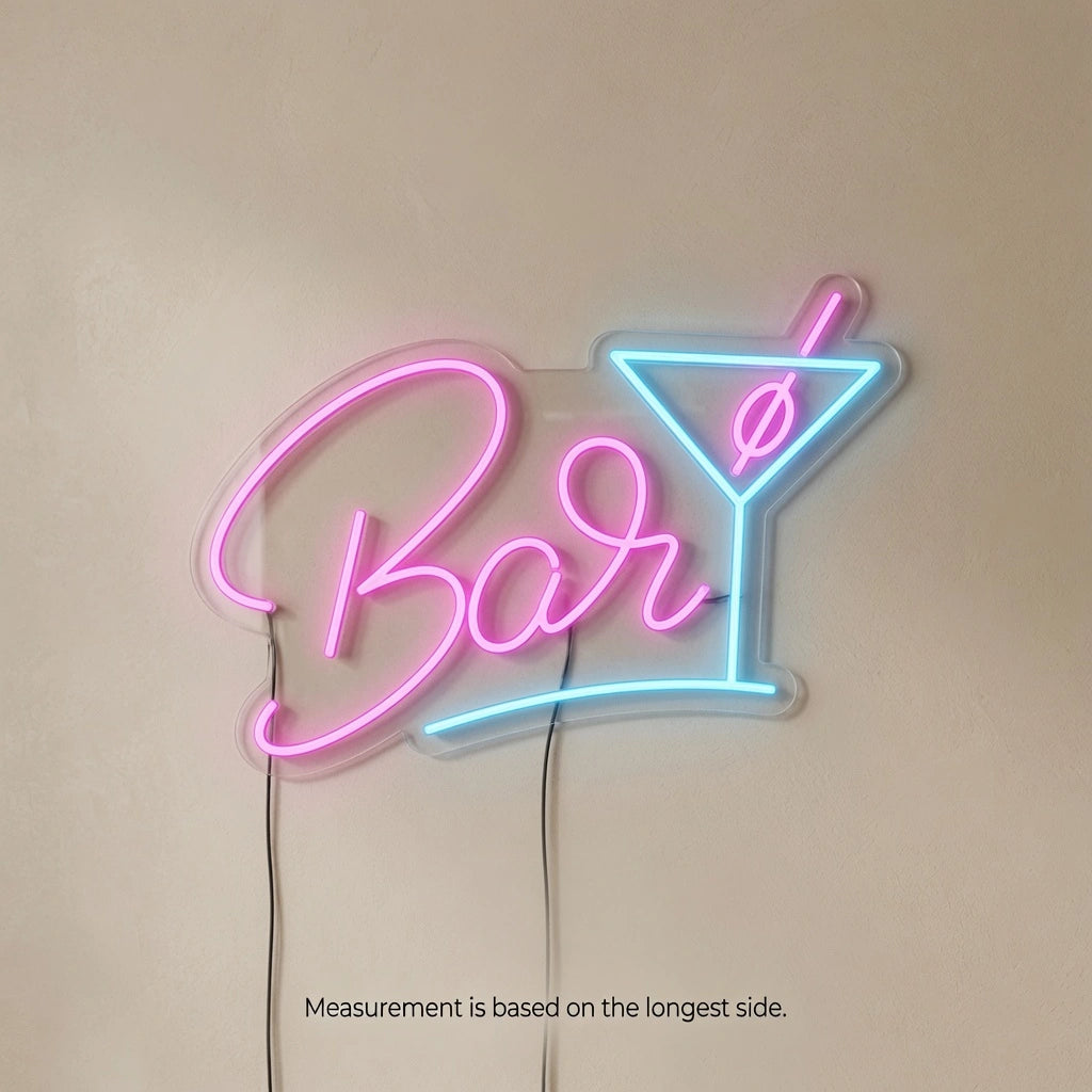 Cocktail Business LED Neon Sign Wall Decor - 04 Size Image