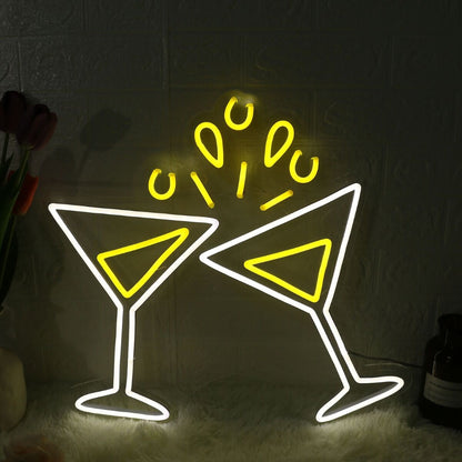 Cocktail Cheers Custom Neon Sign | Shineneon