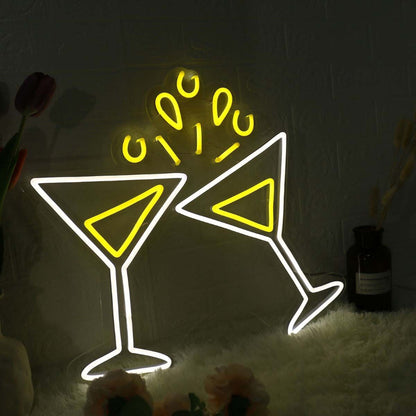 Cocktail Cheers Custom Neon Sign | Shineneon