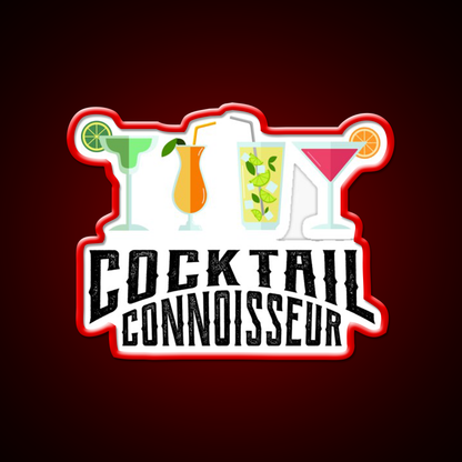 Cocktail Connoisseur Cool Cocktail Lover Bar Decor Led Neon Sign Rgb Color - LED neon sign view 10