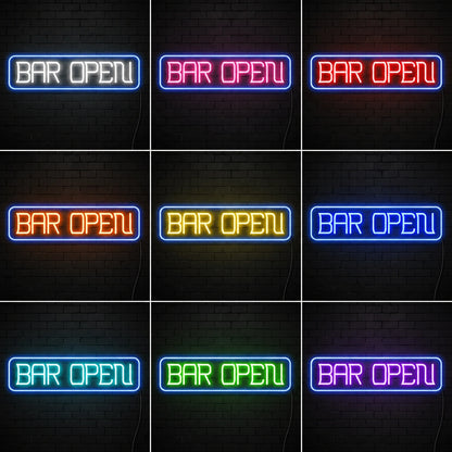 Cocktail Glass Bar Neon Sign LED Neon Sign color grid