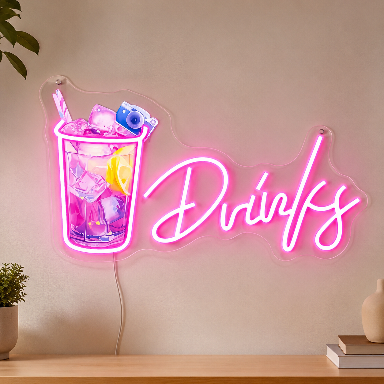 Cocktail LED Bar Sign LED Neon Sign main product image