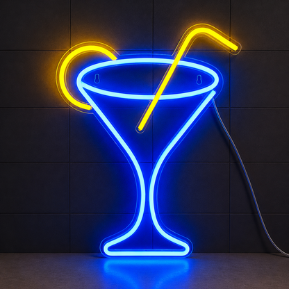 Cocktail LED Neon Signs For Wall Decor LED Neon Sign main product image