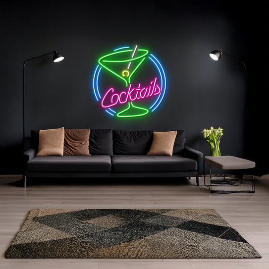 Cocktail Led Sign Bar Led Sign