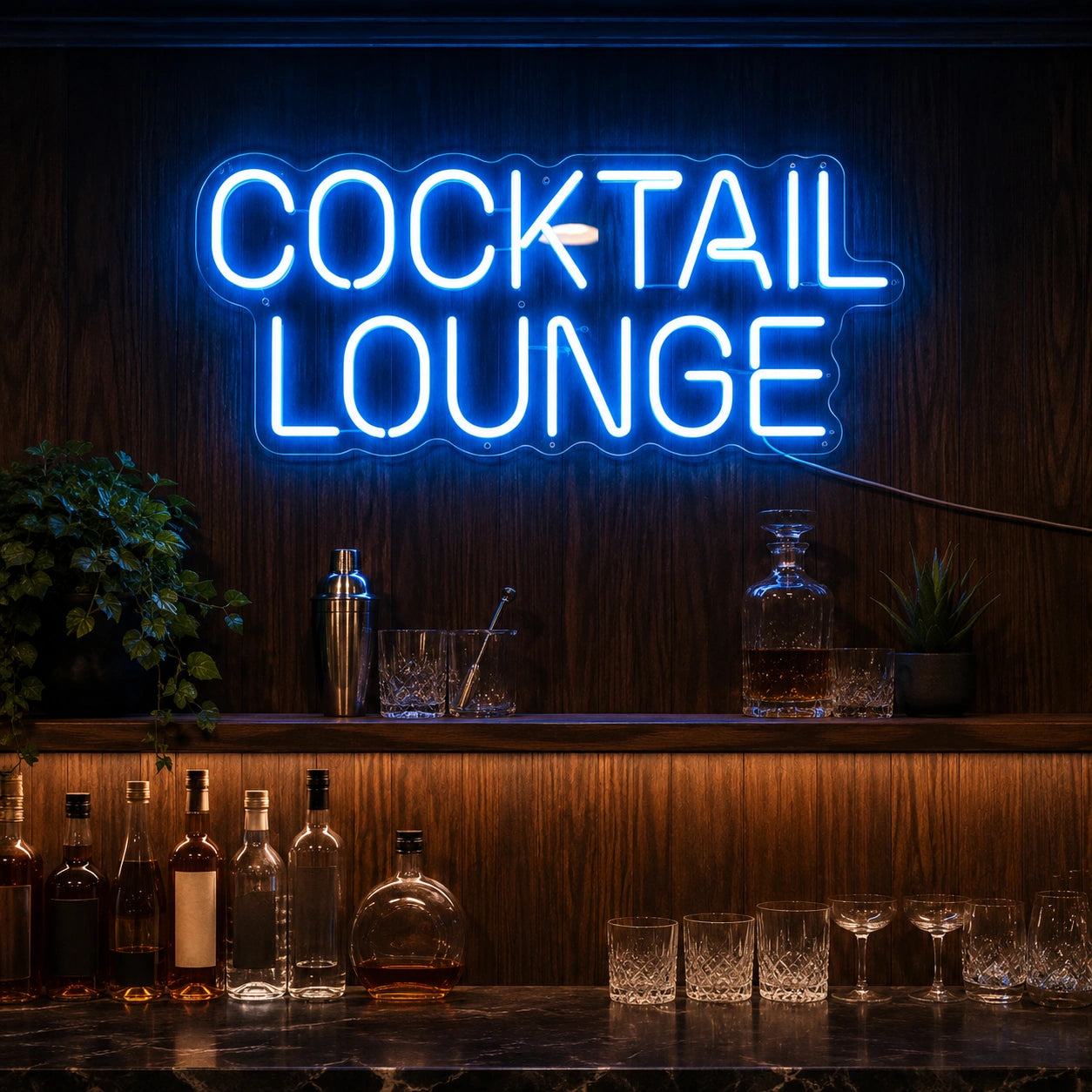 Cocktail Lounge Cabinet Neon Sign LED Neon Sign high-converting product image