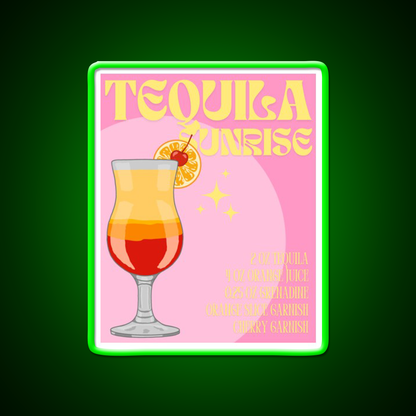 Cocktail Poster Cocktail Bar Decor Led Neon Sign Rgb Color - LED neon sign view 8