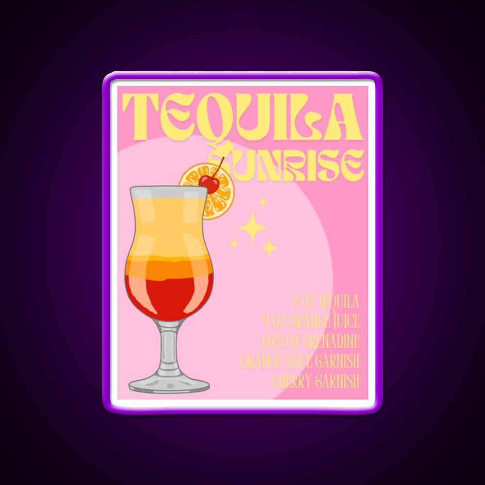 Cocktail Poster Cocktail Bar Decor Led Neon Sign Rgb Color - LED neon sign view 9