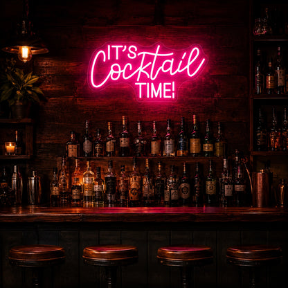 Cocktail Time LED Neon Sign - 01 Original Product Image