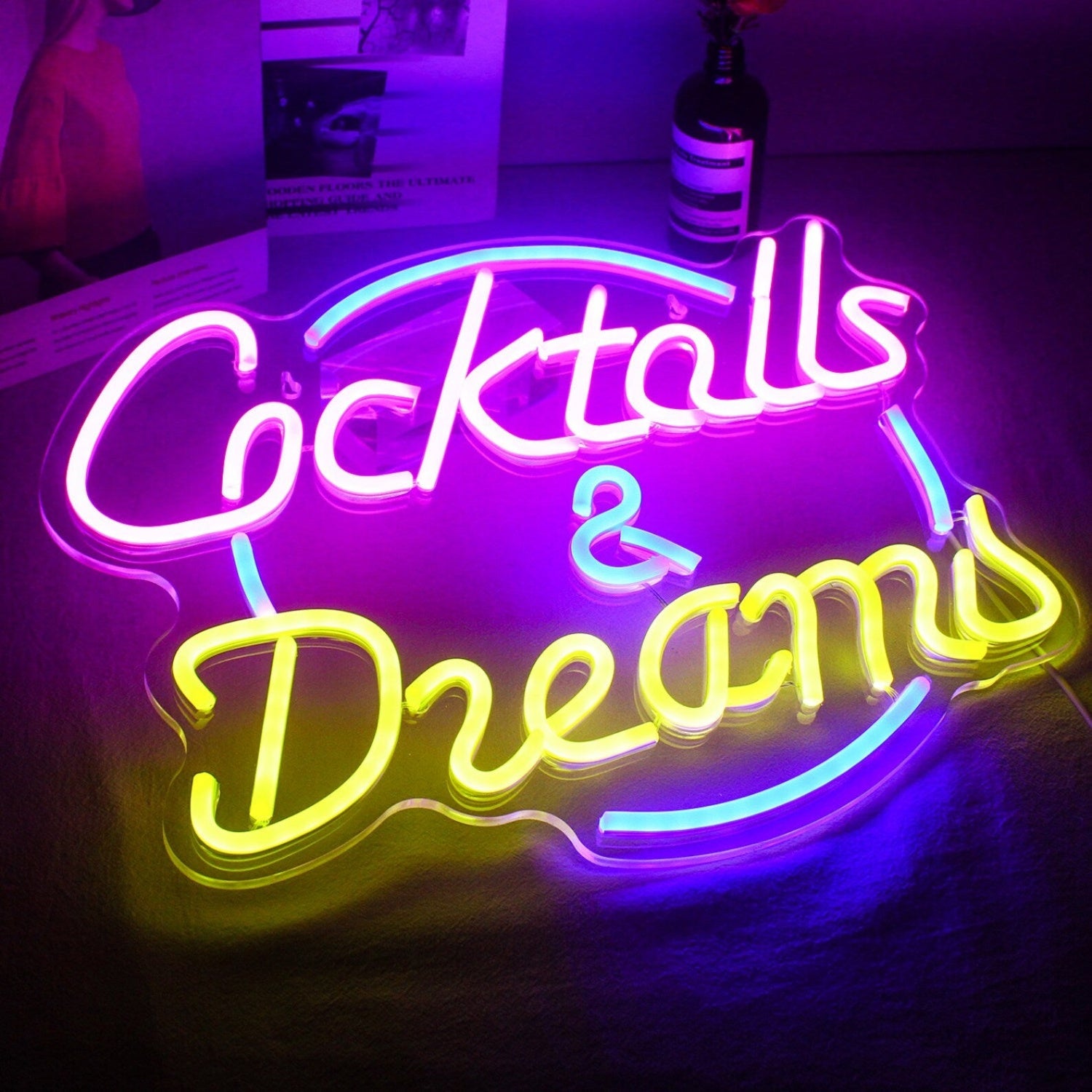 Cocktails And Dreams Led Neon Light Sign | Shineneon