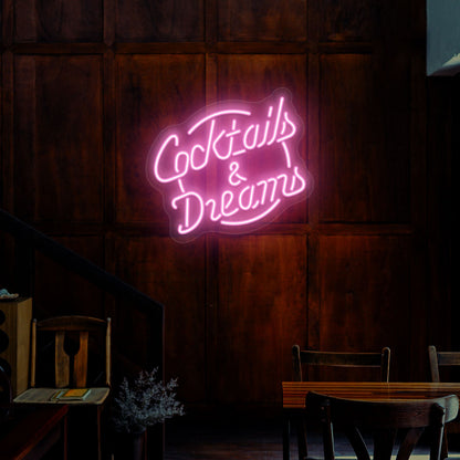 Cocktails And Dreams Led Neon Sign | Shineneon