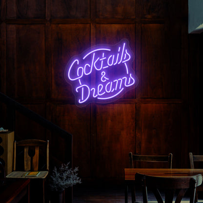 Cocktails And Dreams Led Neon Sign | Shineneon