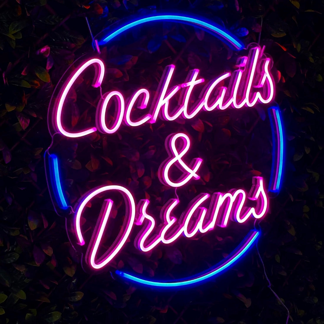 Cocktails And Dreams Led Sign Business Neon Signs