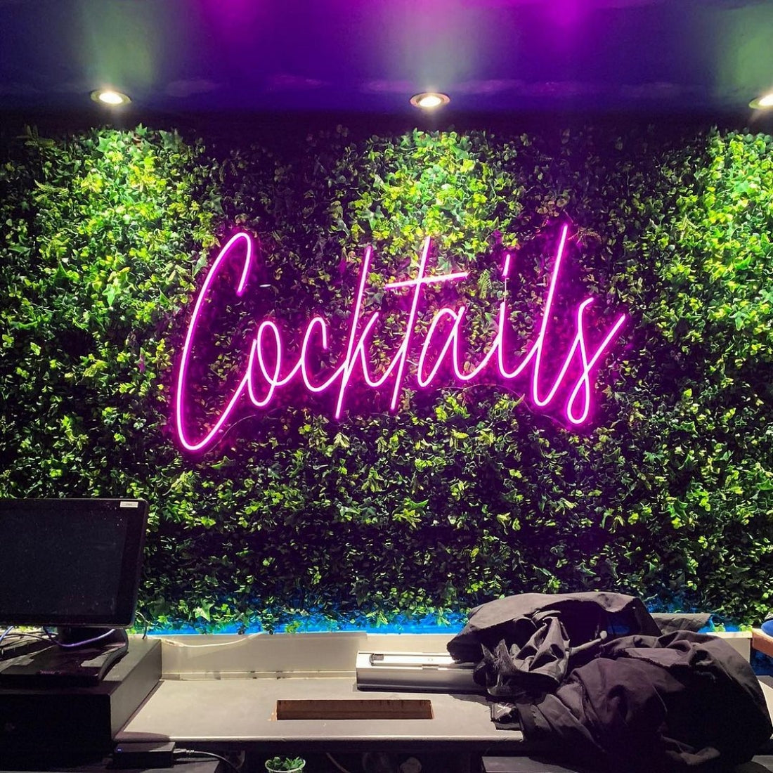 Cocktails Bar Led Sign Business Neon Signs Wall Decors