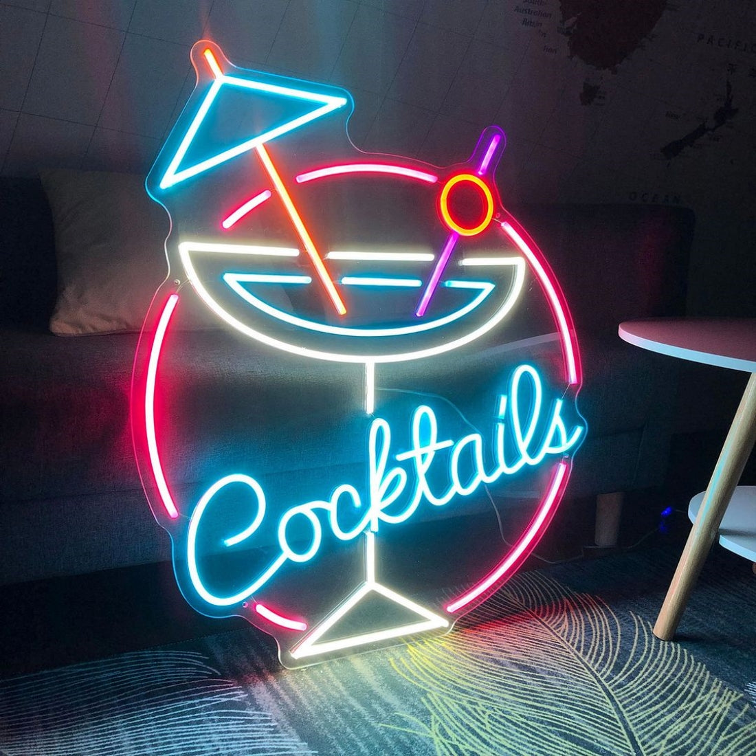 Cocktails Bar Led Sign Business Neon Signs0