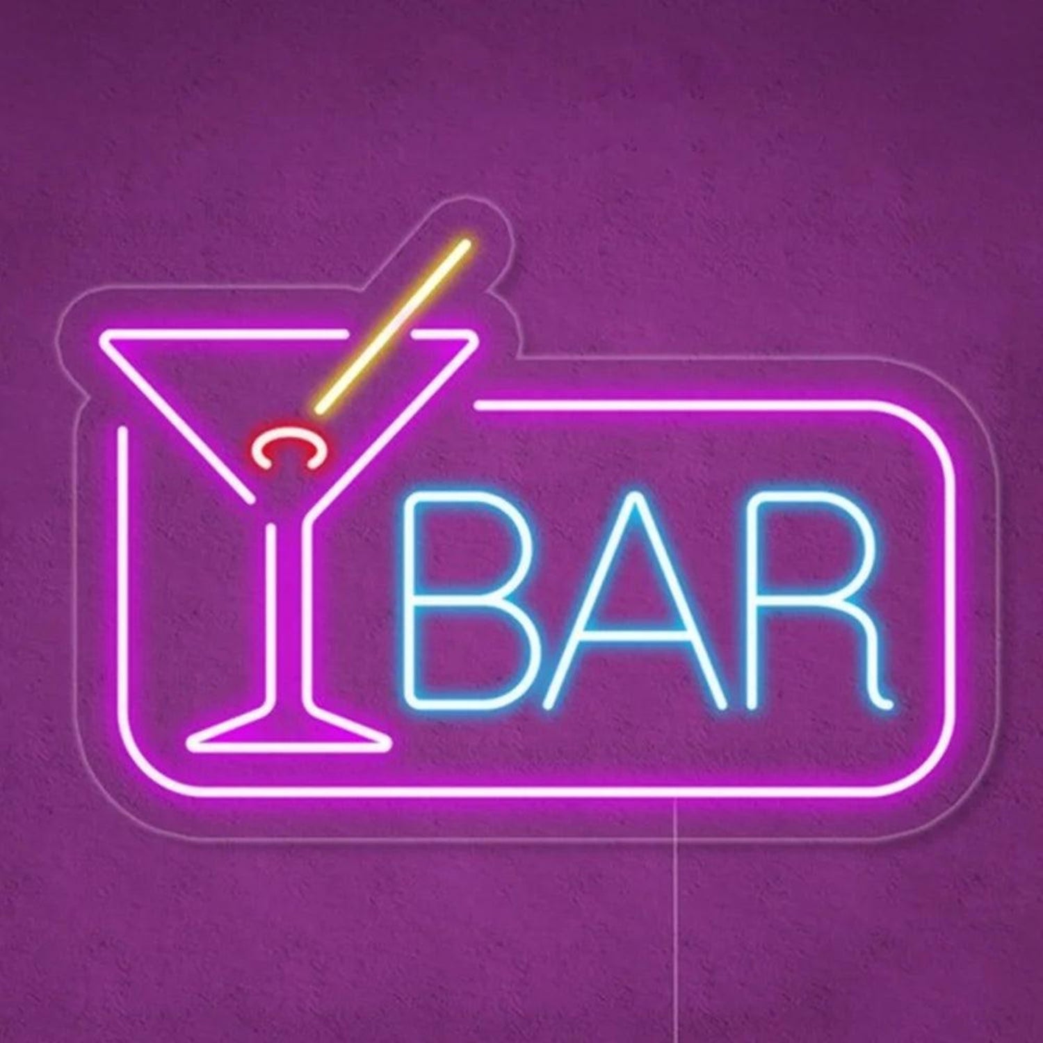 Cocktails Bar Multicolor Cocktail Bar Led Neon Sign For Modern Bar Decor | Shineneon