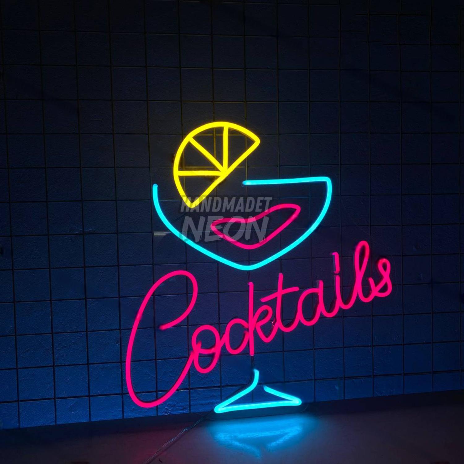 Cocktails Bar Opening Led Neon Sign Led Decor - Shineneon