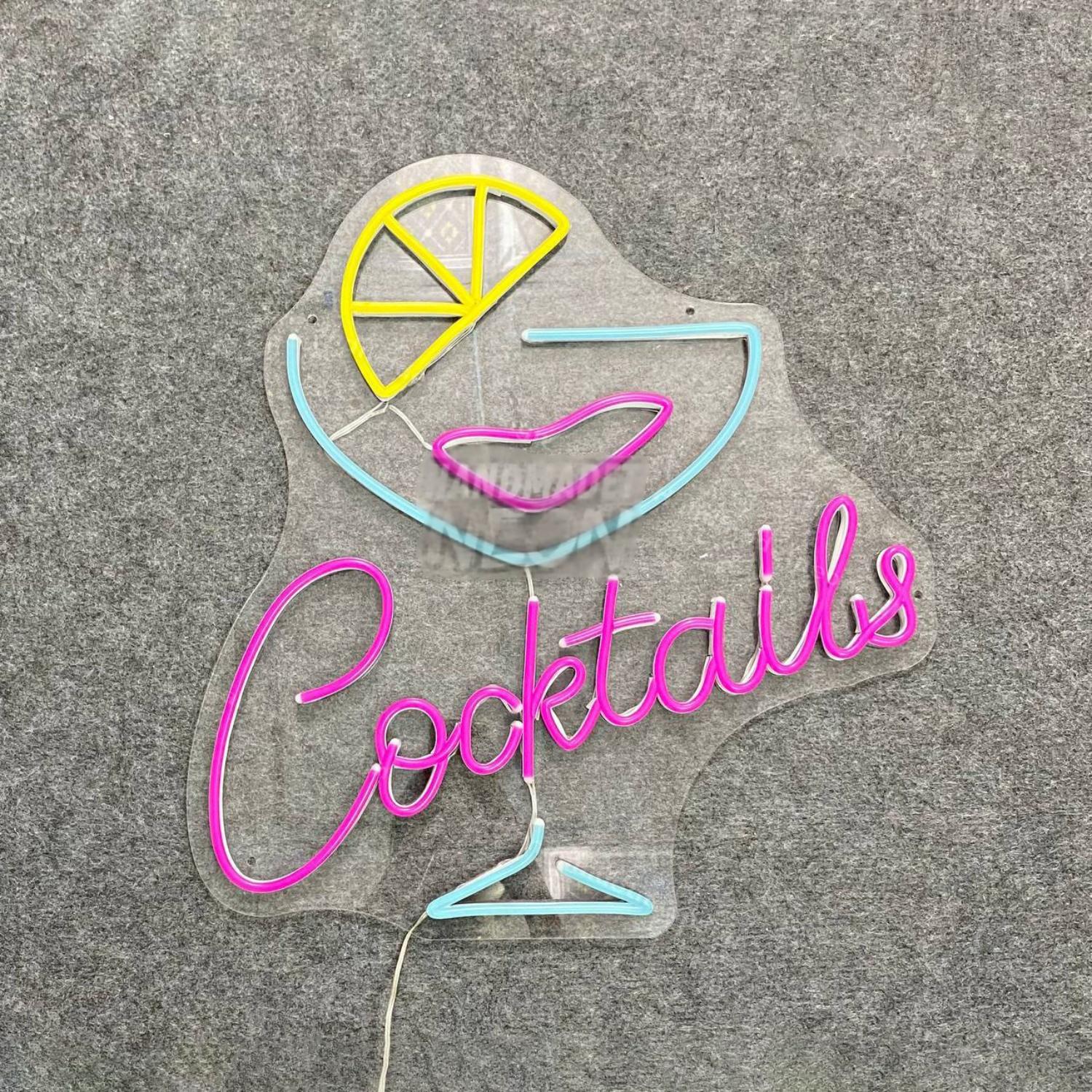 Cocktails Bar Opening Led Neon Sign Led Decor | Shineneon