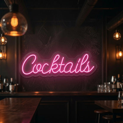 Cocktails Business LED Neon Sign - 01 Original Product Image