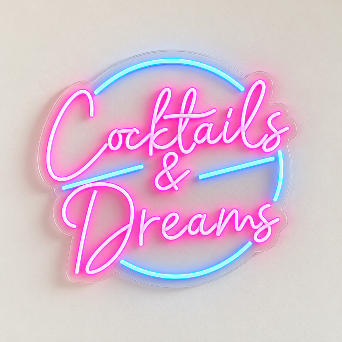 Cocktails & Dreams LED Neon Sign