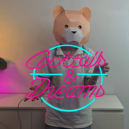Cocktails Dreams Led Neon Sign Bar Led Neon Sign | Shineneon