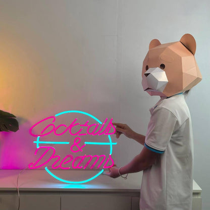 Cocktails Dreams Led Neon Sign Bar Led Neon Sign | Shineneon